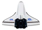 Nave Cohete Espacial Control Remoto Humo Recargables Blanco 2046 - Miniatura 6