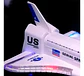Nave Cohete Espacial Control Remoto Humo Recargables Blanco 2046 - Miniatura 9