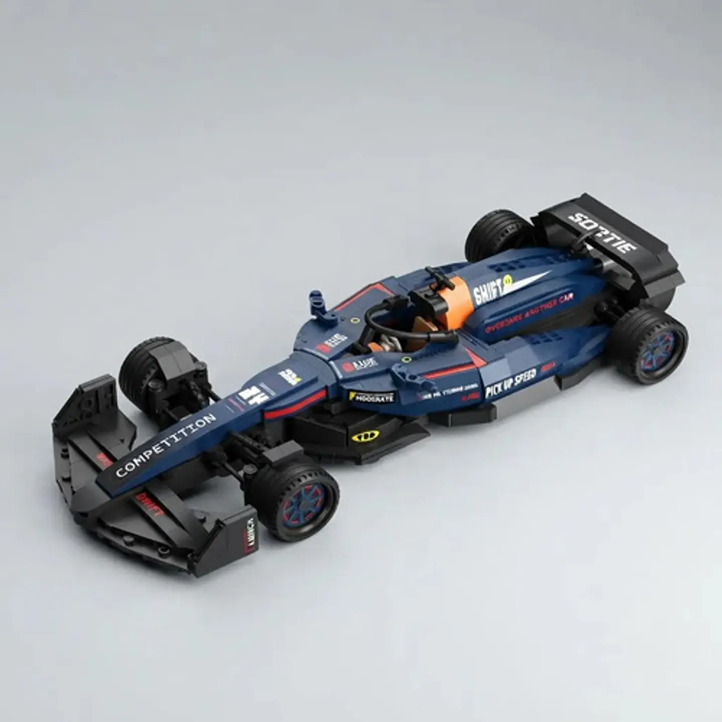 Carro De Carreras Fórmula 1 Yes Brick 2230 962 Piezas Azul 2