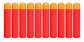Nerf Strike Mega Dardos De Repuesto Juego A4368 Arma - Miniatura 1
