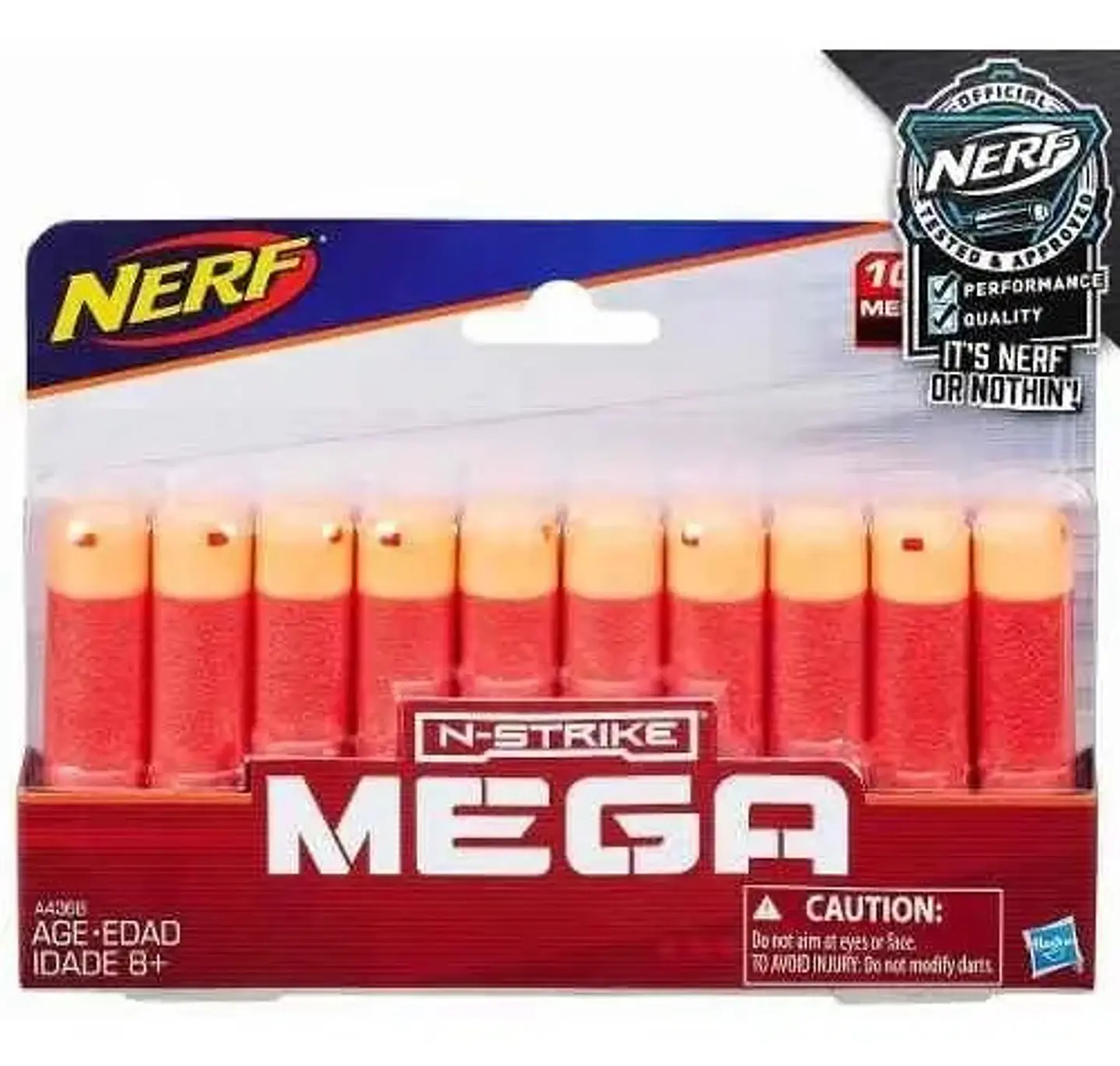 Nerf Strike Mega Dardos De Repuesto Juego A4368 Arma 3