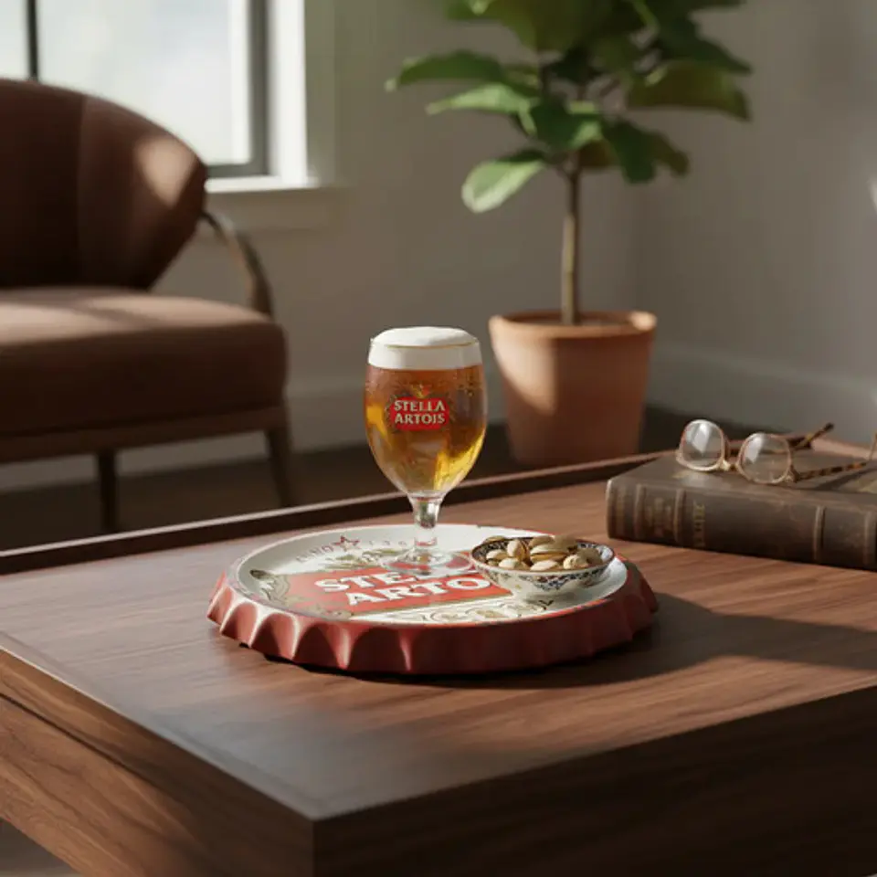 Decoracion Pared  Hogar Tapa Gaseosa  Bandeja Placa Bar Beer 8