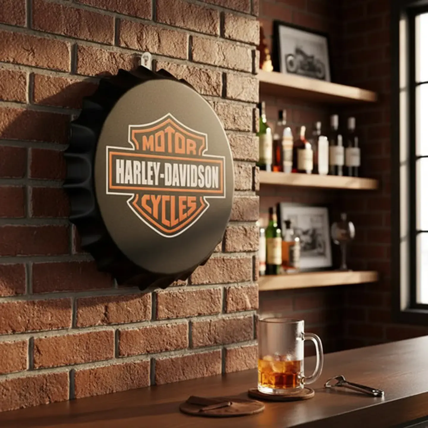 Decoracion Pared  Hogar Tapa Gaseosa  Bandeja Placa Bar Beer 10