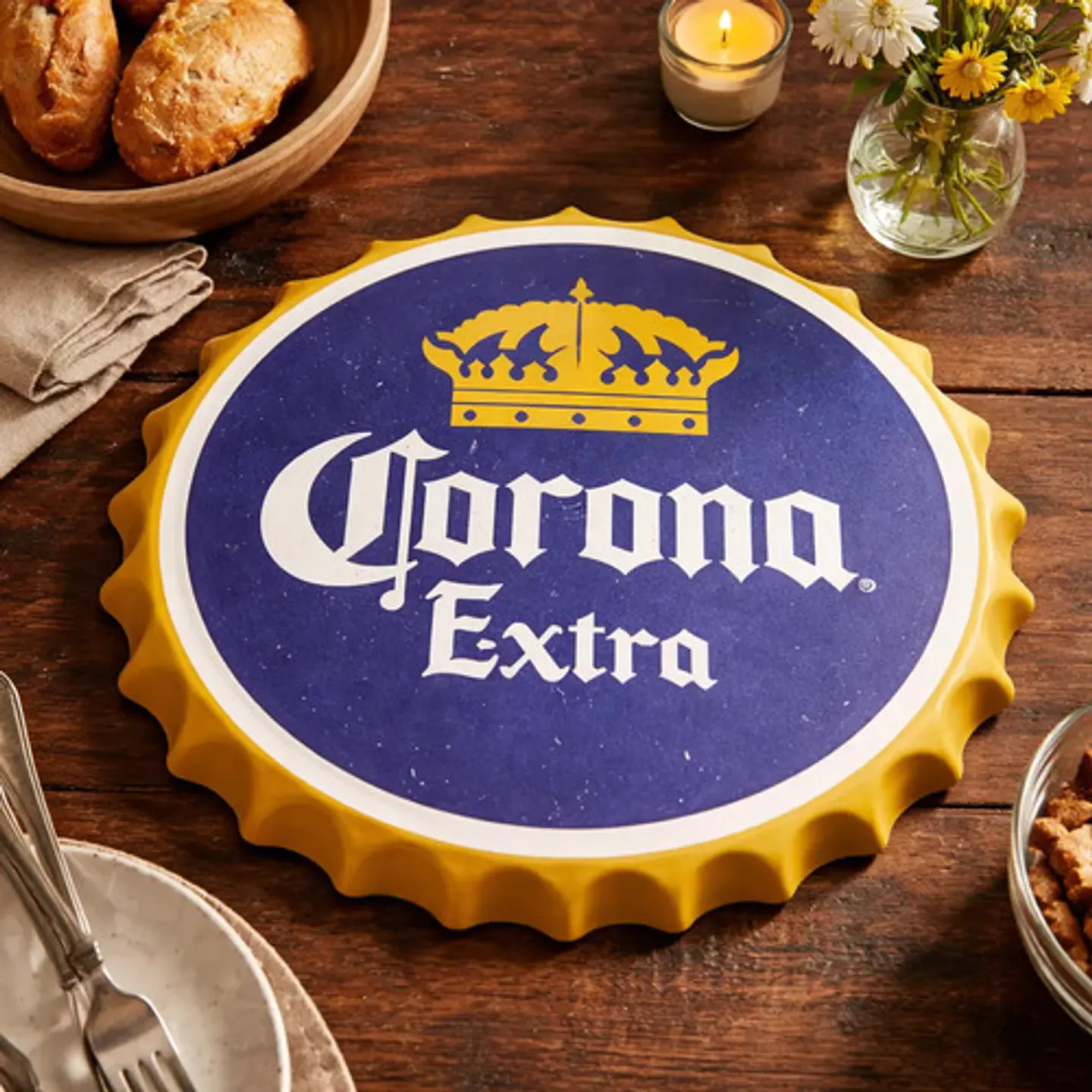 Decoracion Pared  Hogar Tapa Gaseosa  Bandeja Placa Bar Beer 16