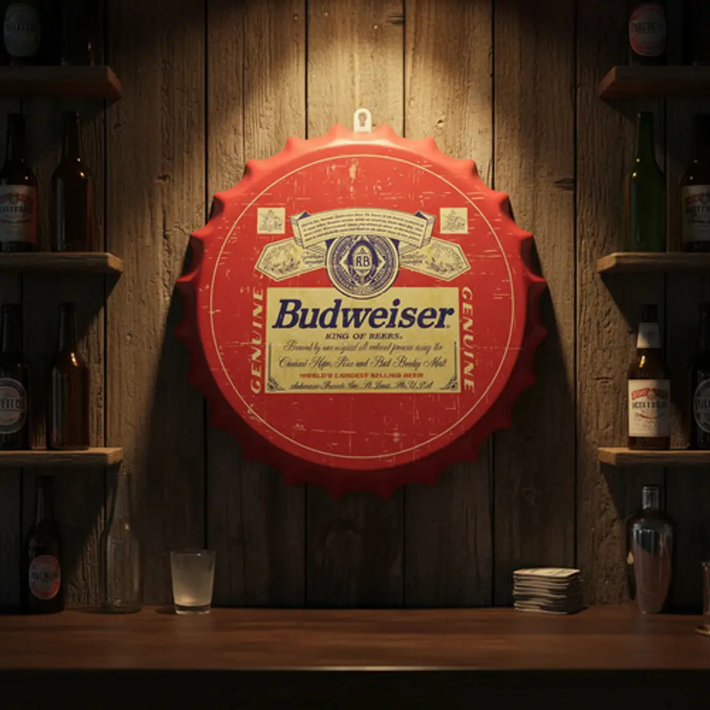 Decoracion Pared  Hogar Tapa Gaseosa  Bandeja Placa Bar Beer 23