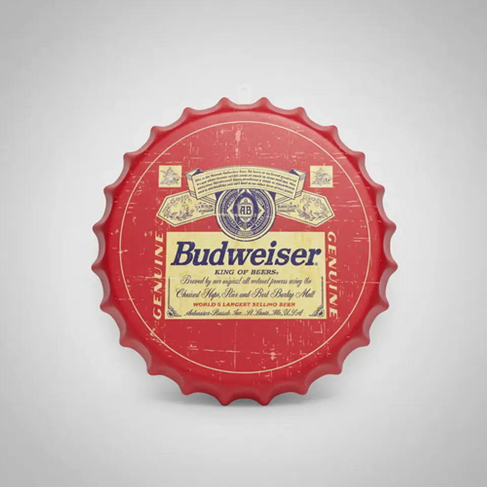 Decoracion Pared  Hogar Tapa Gaseosa  Bandeja Placa Bar Beer 25