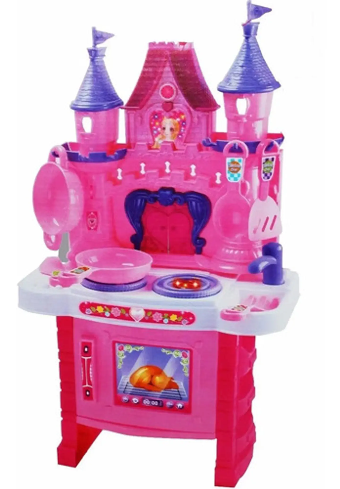 Cocina Juguete Tipo Castillo Con Sonido 2