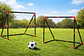 Cancha Fútbol Para Niños Doble 2 Arcos Balón 76x86 - Miniatura 1