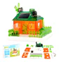 Kit Solar Casa Ecológica Naranja Claro Diy Juguete Educativo 8-13 Años - Miniatura 1