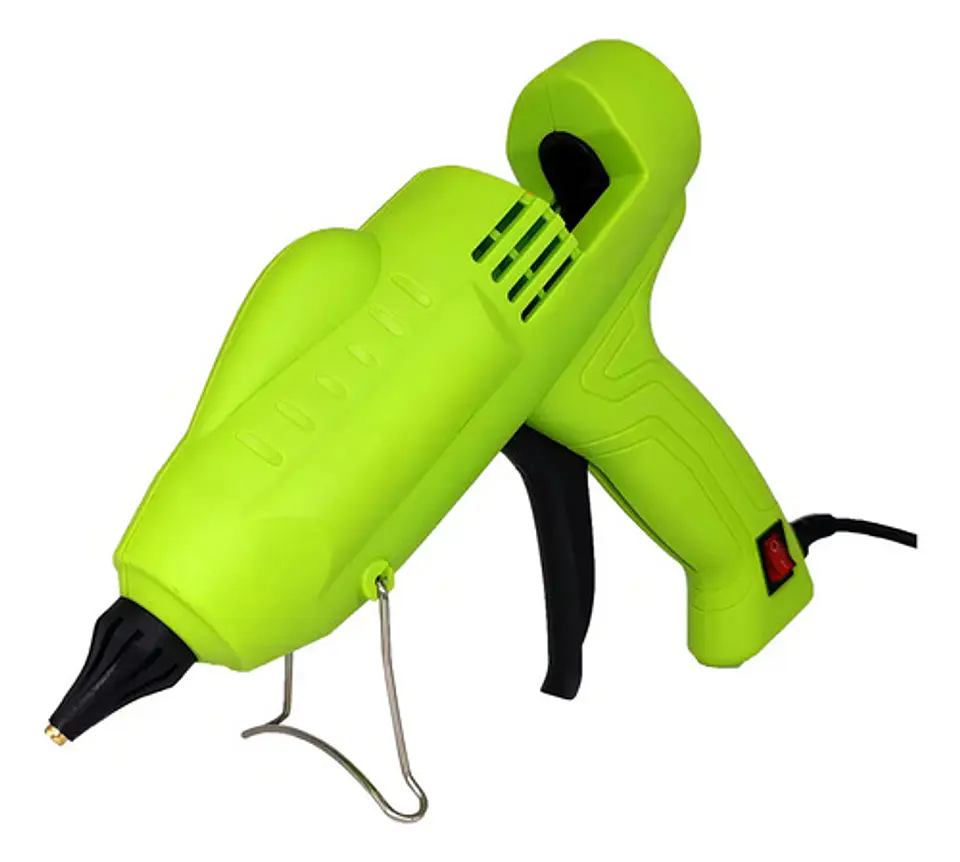 Pistola Silicona Pequeña 20w Switch On/off+2 Barras Silicona 1