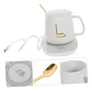 Taza Calentadora Eléctrica De Cerámica Con Termostato Y Accesorios, En Blanco Taza Electrica - Miniatura 3