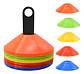 Conos De Entrenamiento Tortuga Platillo Futbol Pack X50 Unid Negro - Miniatura 1