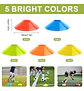 Conos De Entrenamiento Tortuga Platillo Futbol Pack X50 Unid Negro - Miniatura 2