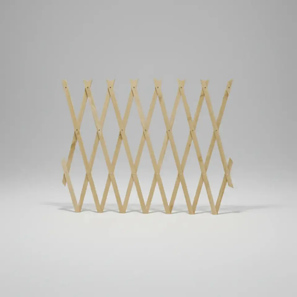 Cerca Madera 180x60cm Valla Para Jardín Decoración 3006639 5