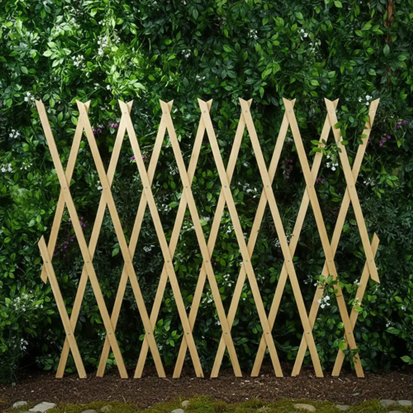 Cerca Madera 180x60cm Valla Para Jardín Decoración 3006639 6