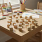 Sellos Didácticos Abecedariode Madera En  Mayuscula  X 26und - Miniatura 1