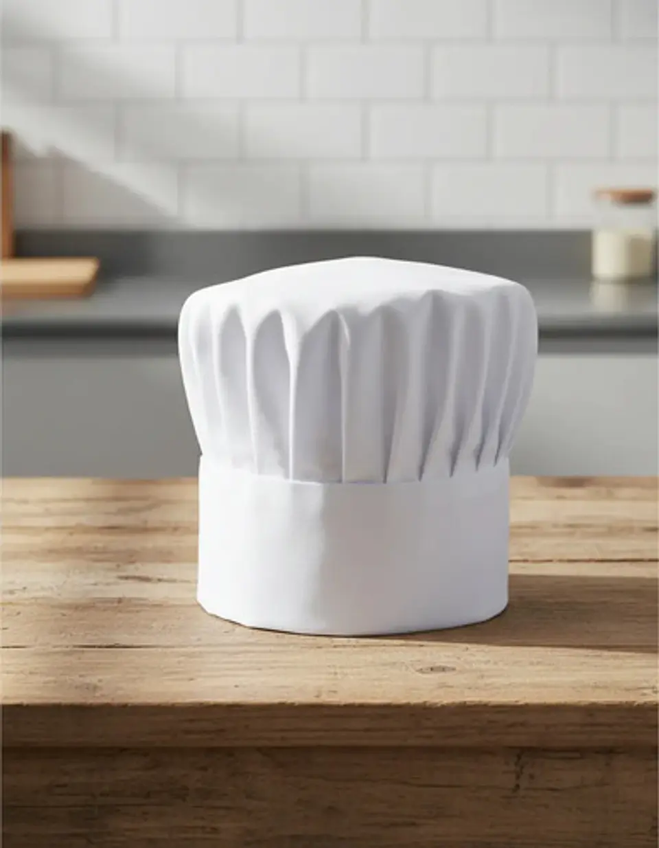 Gorro De Chef Halloween Blanco Unisex Para Cocina Adulto 1