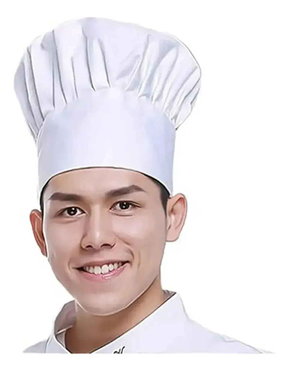 Gorro De Chef Halloween Blanco Unisex Para Cocina Adulto 3