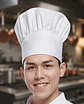 Gorro De Chef Halloween Blanco Unisex Para Cocina Adulto - Miniatura 4