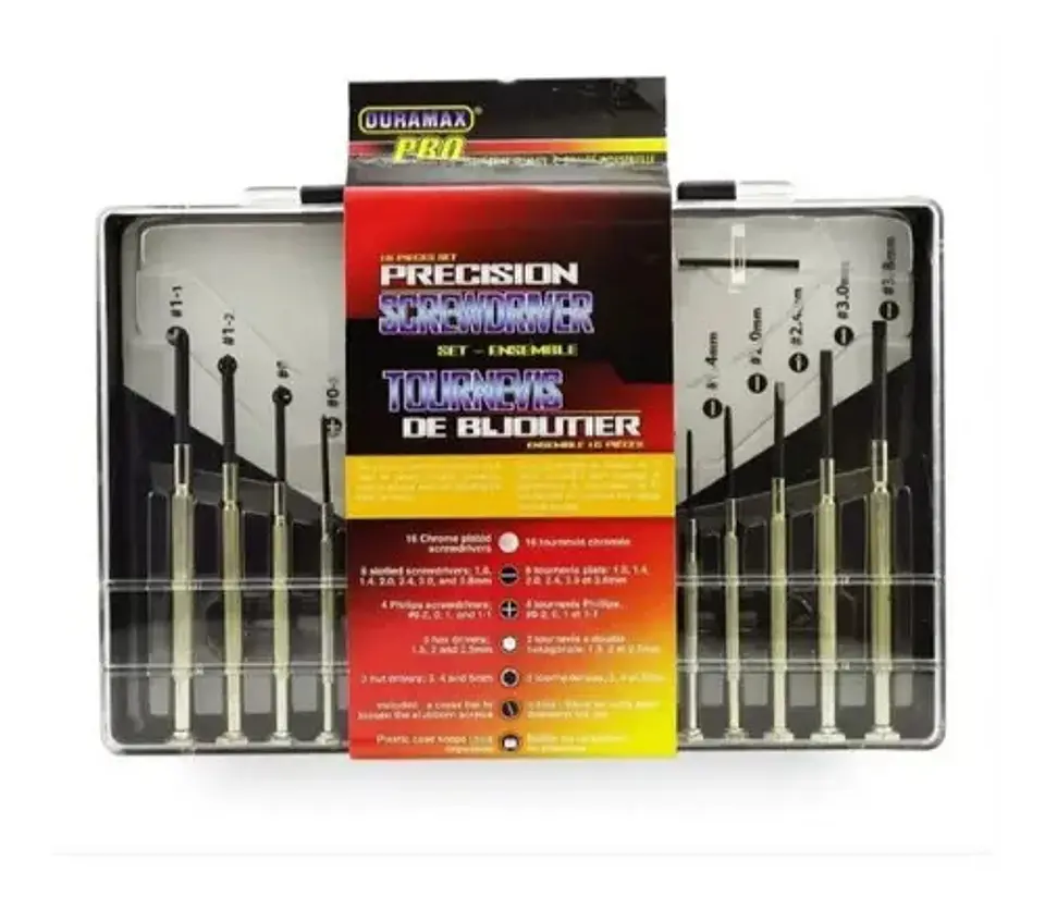 Kit Destornillador Precisión 16 Pcs Para Desarme Duramax Pro 1