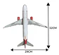 Aviónes Surtidos, Escala 1:200, 32 Cms De Largo, Sonidos. - Miniatura 4