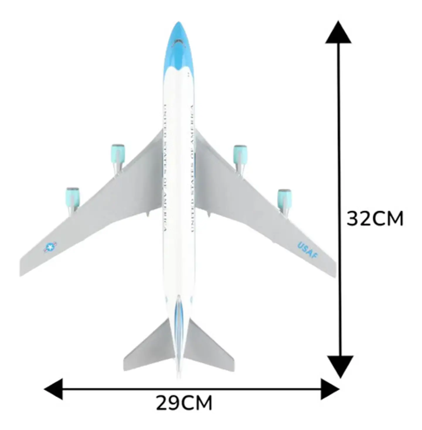 Aviónes Surtidos, Escala 1:200, 32 Cms De Largo, Sonidos. 24