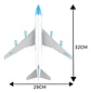 Aviónes Surtidos, Escala 1:200, 32 Cms De Largo, Sonidos. - Miniatura 24