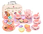 Set Te Loza Afternoon Niñas Juego Postre Maletin - Miniatura 1