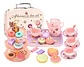 Set Te Loza Afternoon Niñas Juego Postre Maletin - Miniatura 4