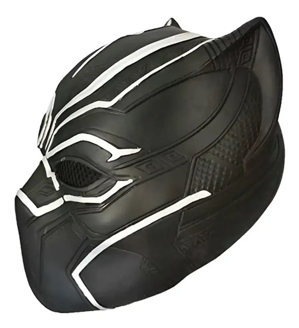 Mascara Completa Pantera Negra Black Panther  Adulto Latex 1