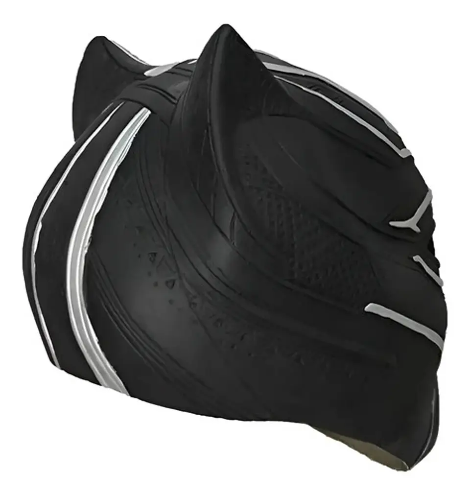 Mascara Completa Pantera Negra Black Panther  Adulto Latex 3