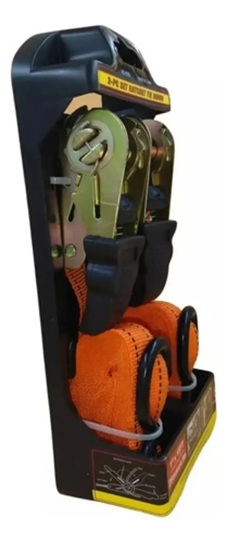Reata Con Rachet Eslinga Sujetador Correa X2 4.5 Metros 4