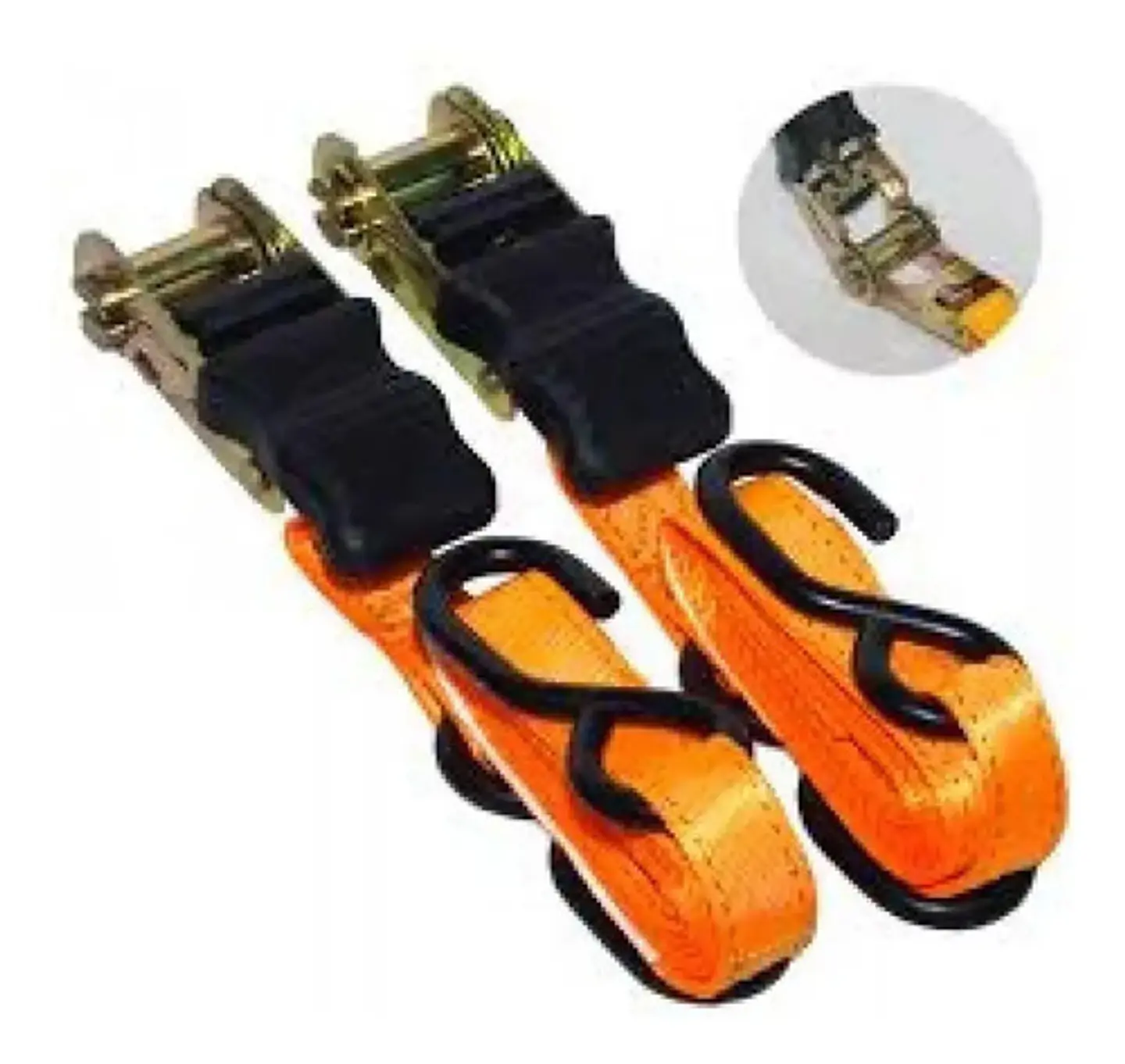 Reata Con Rachet Eslinga Sujetador Correa X2 4.5 Metros 5