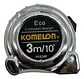 Flexometro Cromado 3 Mts Kmc38c Komelon - Miniatura 1