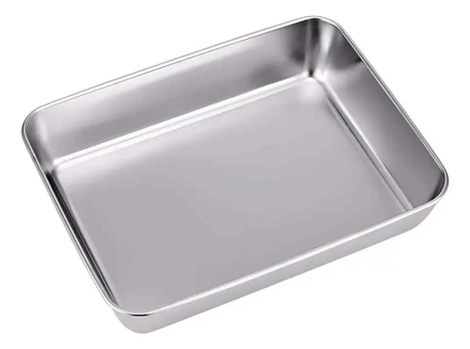 Bandeja De Acero Inoxidable Refrigeradora Comida 60x40x10 1