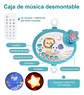 Movil Musical Cuna Bebe Proyector Control Remoto - Miniatura 8