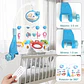 Movil Musical Cuna Bebe Proyector Control Remoto - Miniatura 9