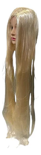 Peluca  Extralarga  Halloween Disfraz  Negra  Blanco Rubia - Miniatura 10
