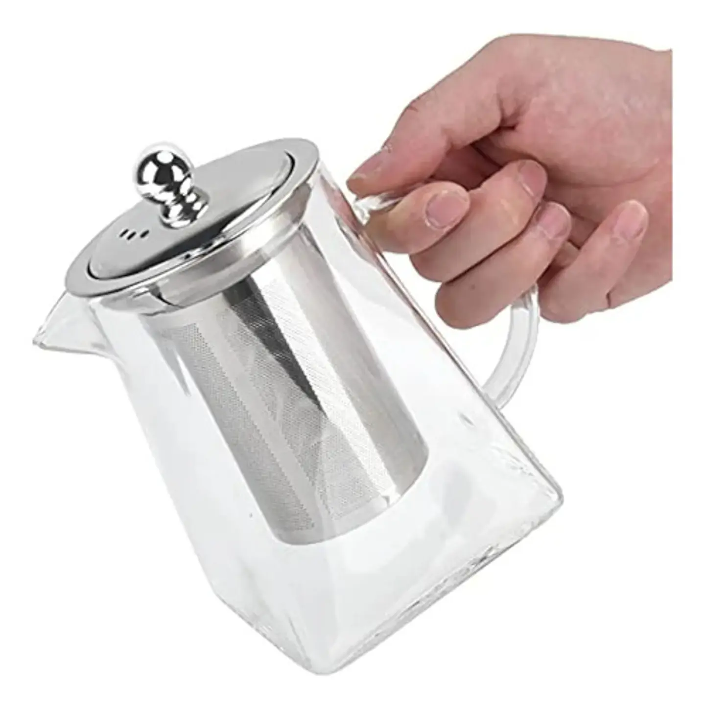 Tetera Jarra Infusora  Borosilicato De 550ml Té Aromaticas 2