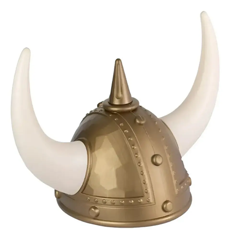 Casco Plástico Vikingo Disfraz Halloween Ref. Jhnl-0327 2