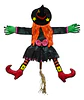 Bruja Grande Decoración Se Estrella En El Árbol Halloween Negro - Miniatura 2