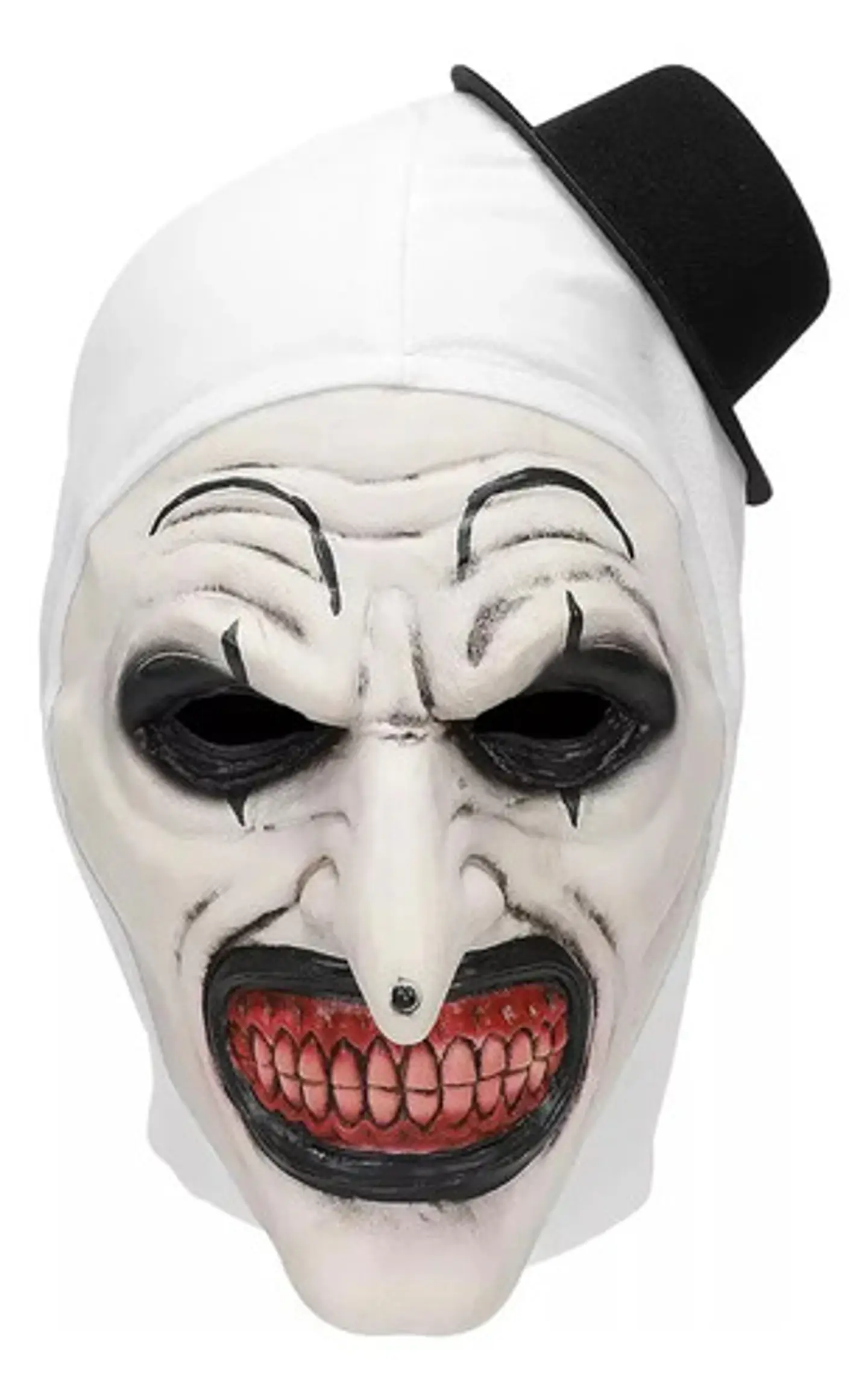 Máscara Terrifier Payaso Cosplay Terror Halloween Color Blanco Y Negro Blanco/negro 2