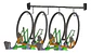 Soporte Bicicletas Pared Horizontal Ab Percha X4 130kg Negro - Miniatura 2