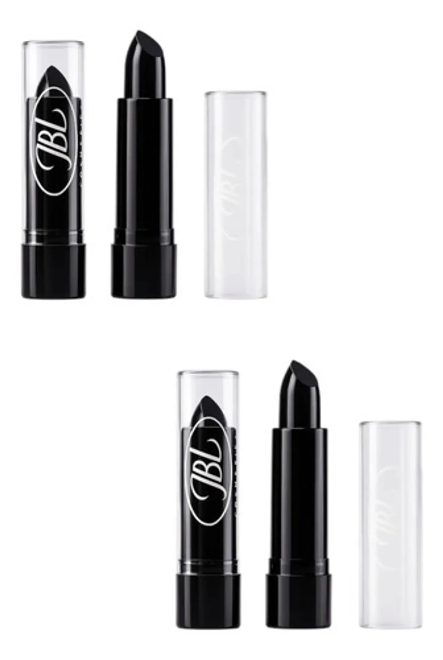 Set X2 Labial Maquillaje Negro De Larga Duración Halloween 1
