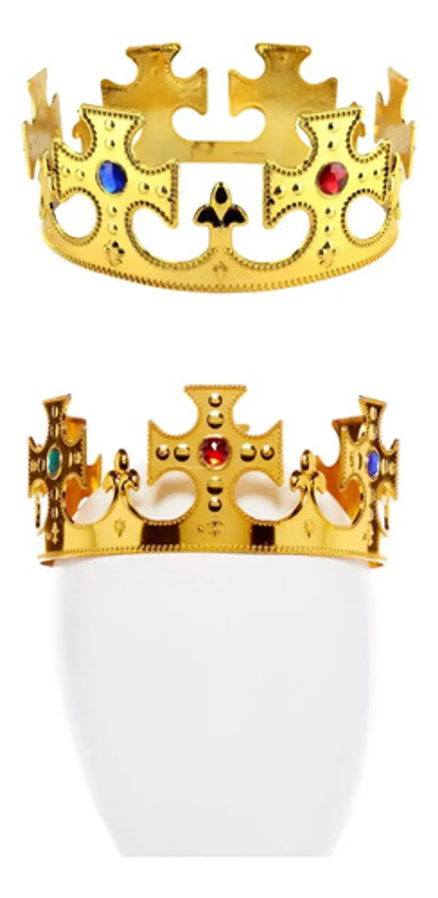 Corona Ajustable Para Fiestas, Rey, Reina, Príncipe Y Princesa, Color Dorado Dorada 1