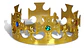 Corona Ajustable Para Fiestas, Rey, Reina, Príncipe Y Princesa, Color Dorado Dorada - Miniatura 2