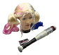 Set Harley Quinn Bate Ensangrentado + Peluca Halloween   - Miniatura 5