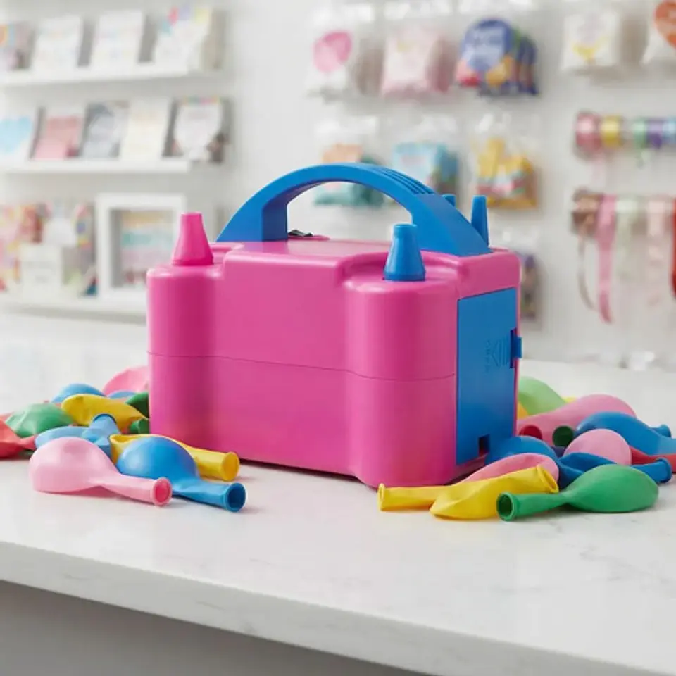 Bombas Inflador Globos Electrico Doble Boquilla Bomba 600w 2
