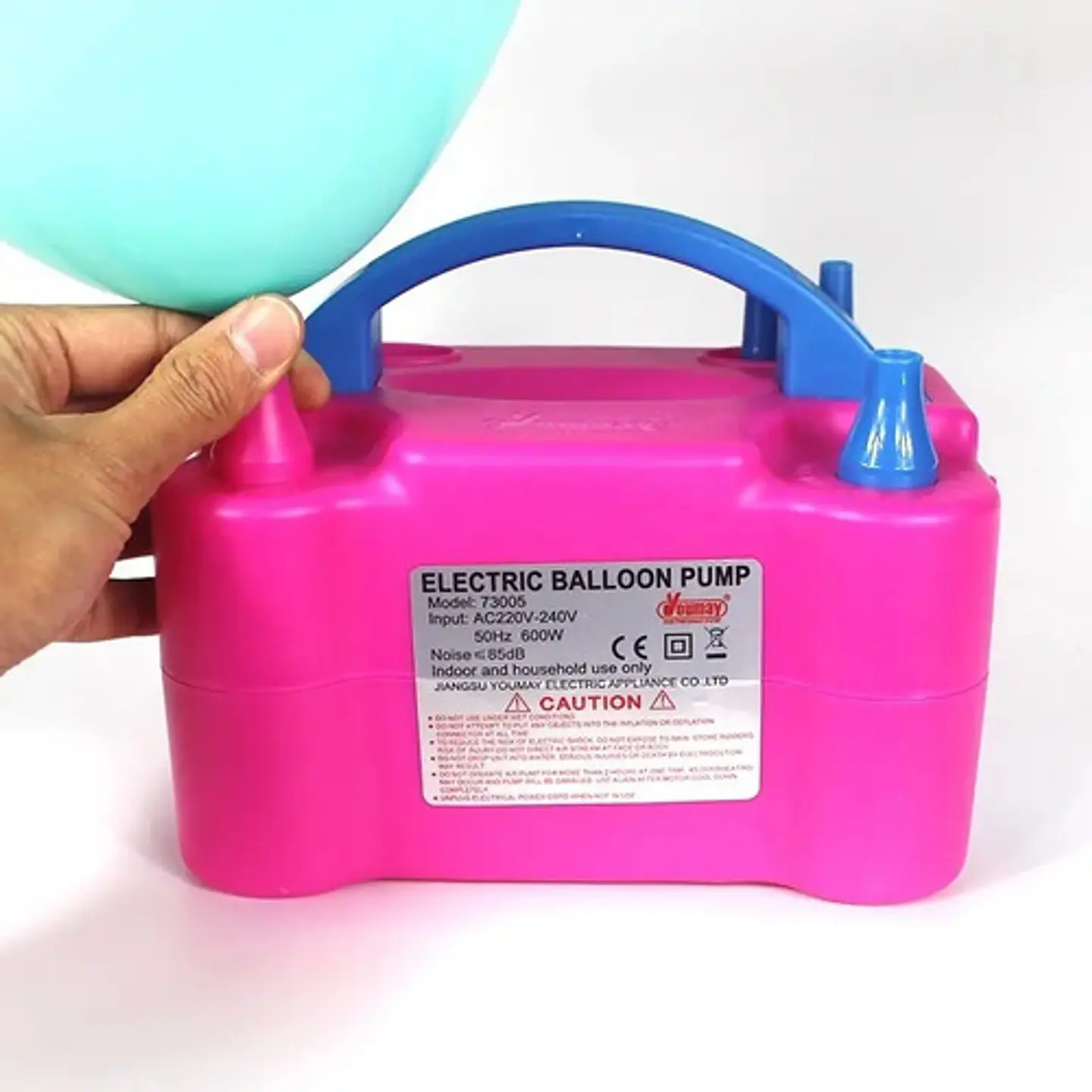 Bombas Inflador Globos Electrico Doble Boquilla Bomba 600w 4
