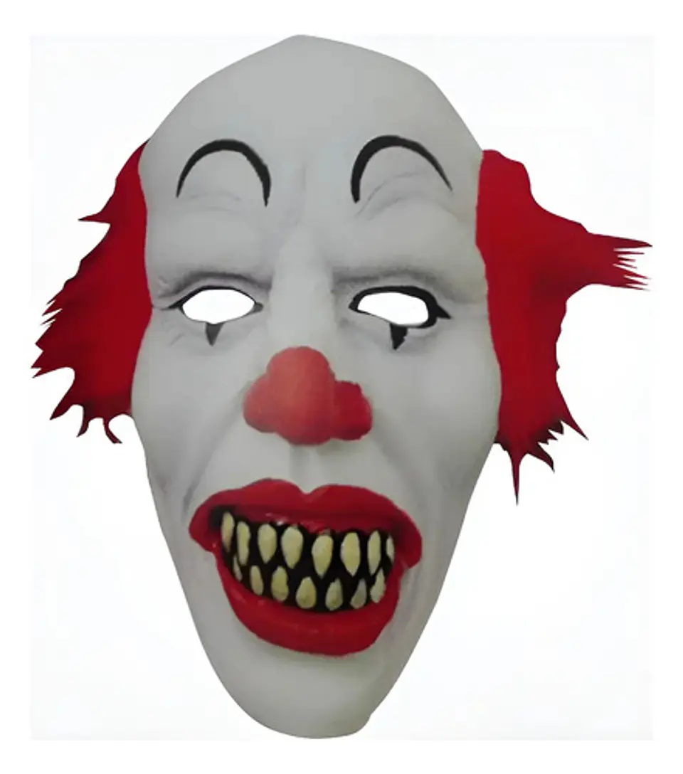 Máscara Payaso Maligno La Purga Halloween Adulto Blanco JO Modelo 9005 2